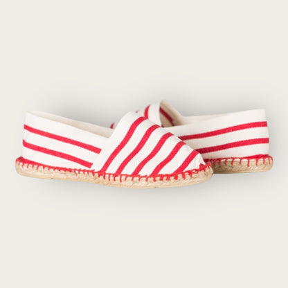 Espadrilles Marinière rouge