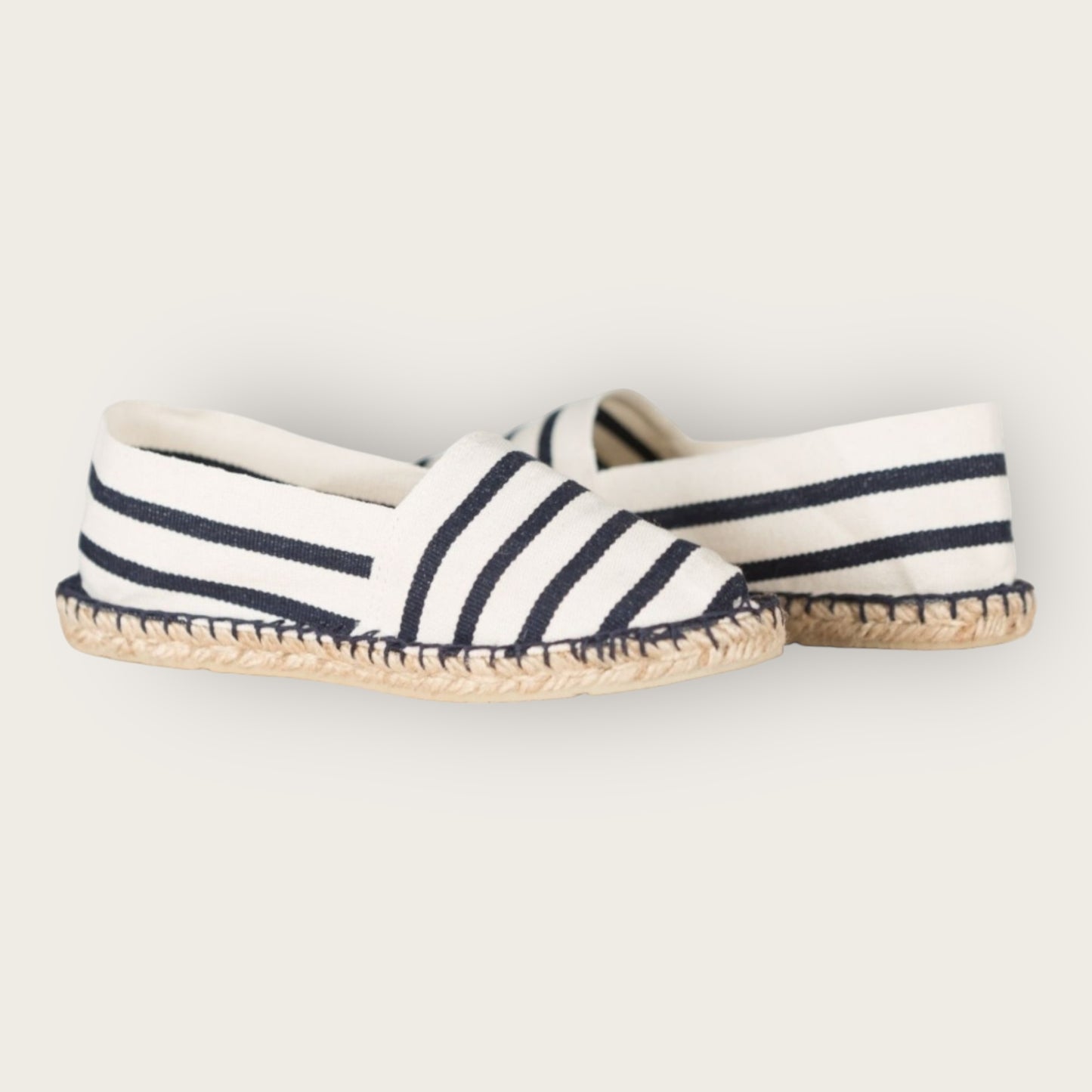 Espadrilles Marinière rayé bleu et blanc